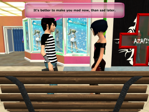 Seth, no! Not in front of the skating rink!