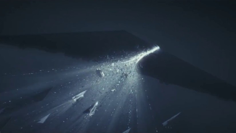 The Holdo maneuver from The Last Jedi (2017)