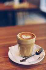 blur breakfast caffeine cappuccino