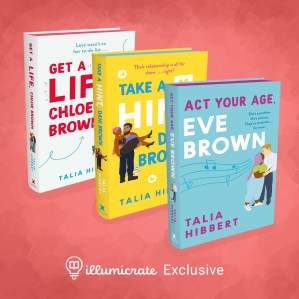 Illumicrate exclusive editions of The Brown Sisters series. Image from illumicrate.com.